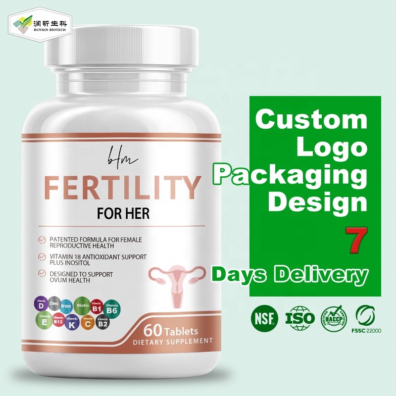 Female Fertility Capsules Manufacturer - Premium Inositol CoQ10 Vitamins Minerals