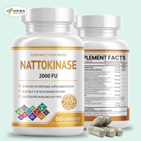 Nattokinase Capsules Factory - New Sell Well 4000 1000mg Extract Supplement