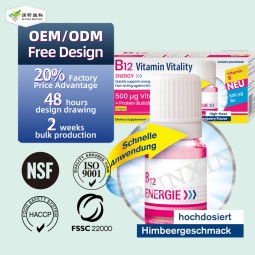 Vitamin B12 Drops Manufacturer - OEM Energy Boost Nervous System Mood Support