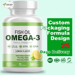 Omega 3 Softgels Factory - OEM ODM Premium DHA EPA Brain Health Fish Oil