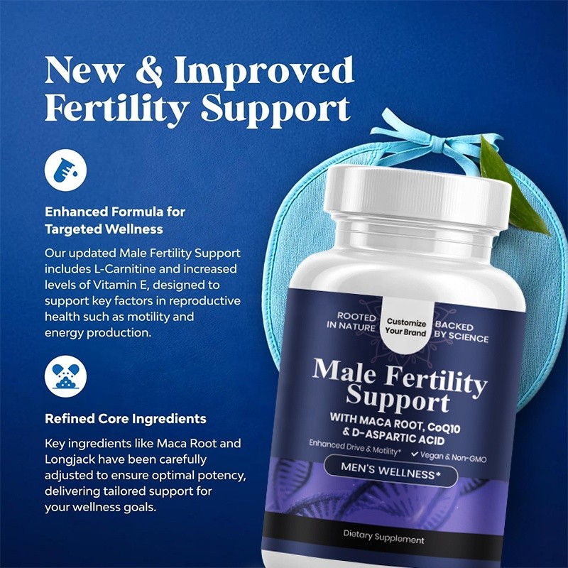 Male Fertility Capsules Factory - Herbal Maca Vitality Coq10 Men Supplements
