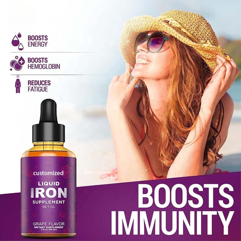 Iron Drops Manufacturer - Liquid Iron Free Blood Builder Anemia Supplement