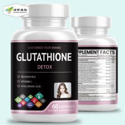 Detox Capsules Supplier - L-Glutathione Hyaluronic Acid Resveratrol GSH