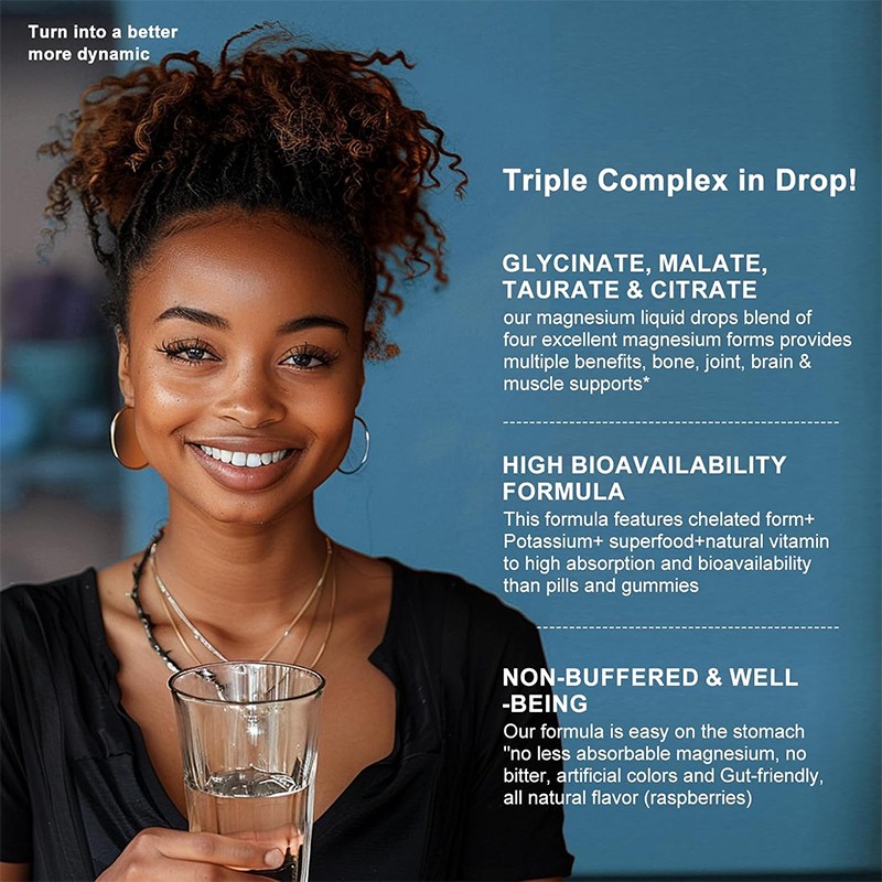 Magnesium Liquid Manufacturer - OEM Personal Branding 12 in 1 Complex Drop