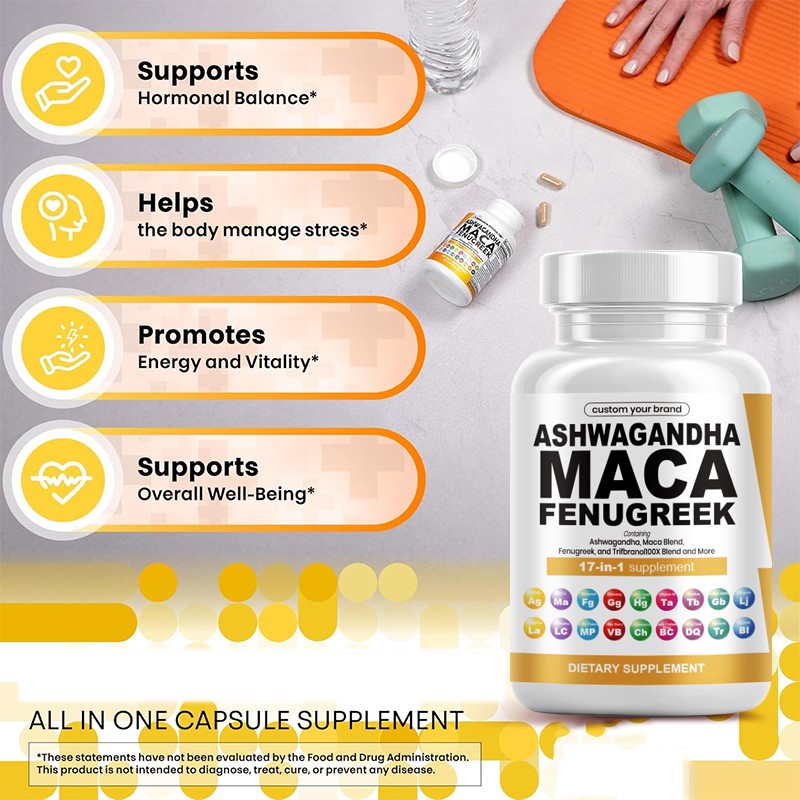Maca Pills Manufacturer - Custom Hips Butt Enlargement Black Maca Capsules
