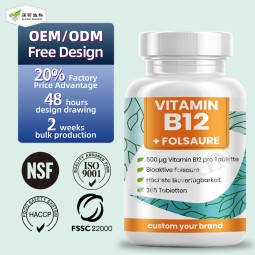 Vitamin B12 Tablet Manufacturer - OEM ODM Adult Digestion Energy Vegan