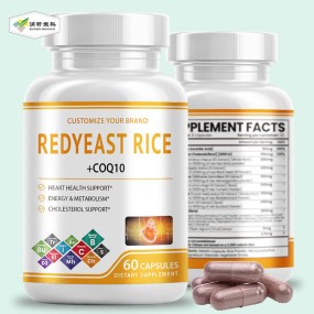 Red Yeast Rice Capsules Factory - OEM High Quality 1000mg Heart Health Extract