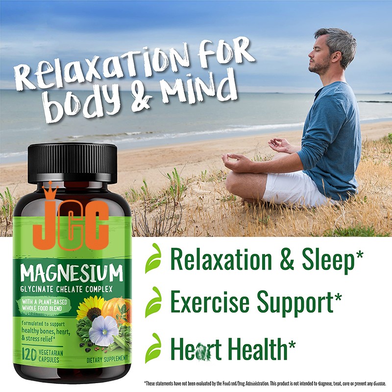 Magnesium Capsules Supplier - Glycinate Bone Muscles Energy