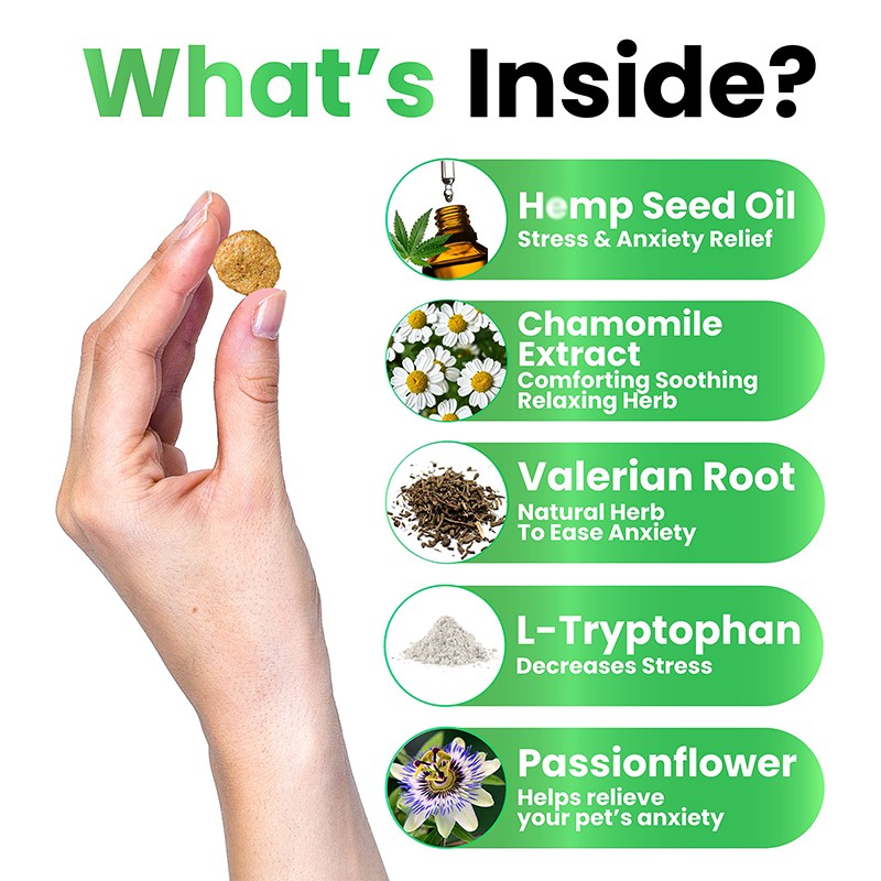 Pet Calming Chews Factory - Stress Anxiety Composure Soft Chews