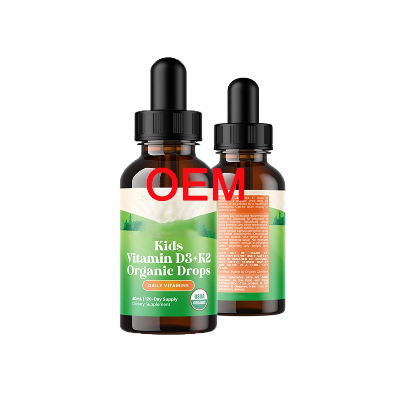 Vitamin D3 K2 Drops Supplier - Natural Non GMO Liquid D3K2