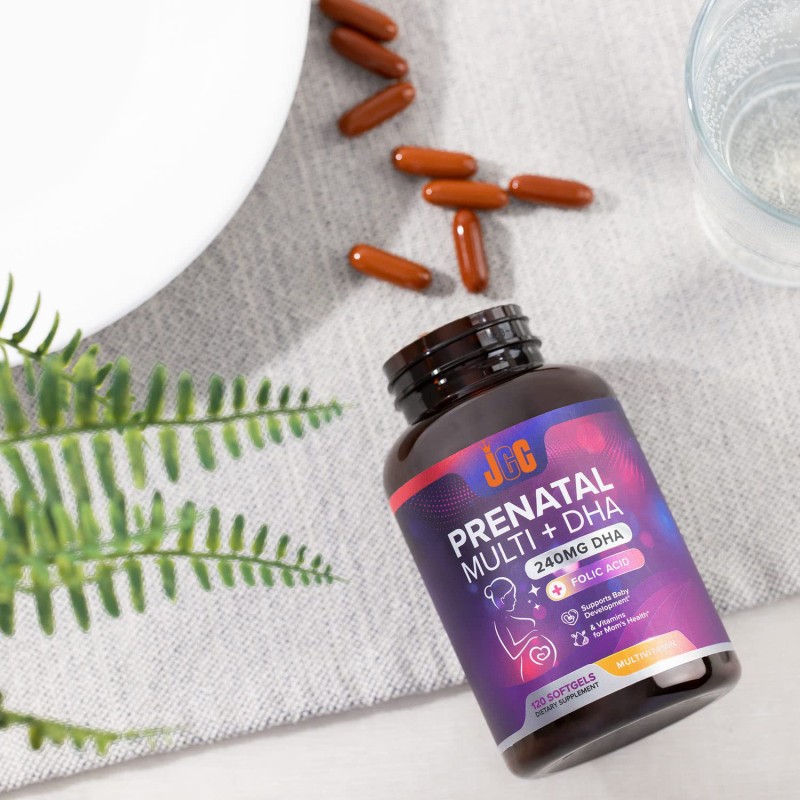 Prenatal Softgel Supplier - DHA EPA Folic Acid Capsule