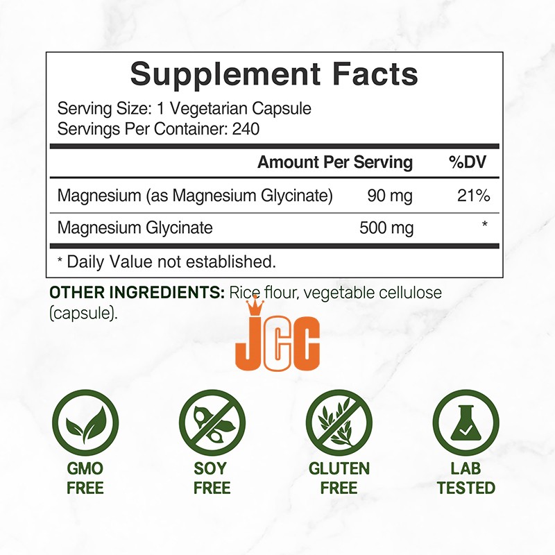 Magnesium Supplement Factory - Glycinate Relaxation Mood
