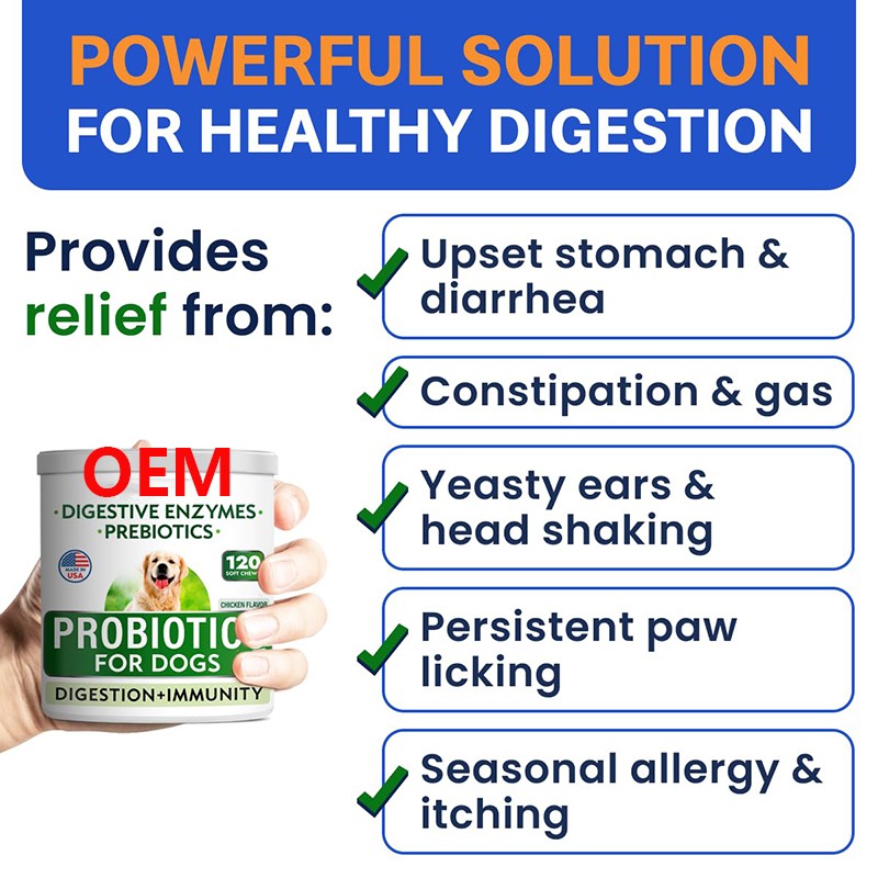 Dog Probiotic Chews Supplier - Chicken Flavor Allergy Relief