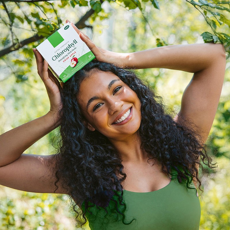 Chlorophyll Stick Packs Factory - 100mg Herbal Detox Supplement