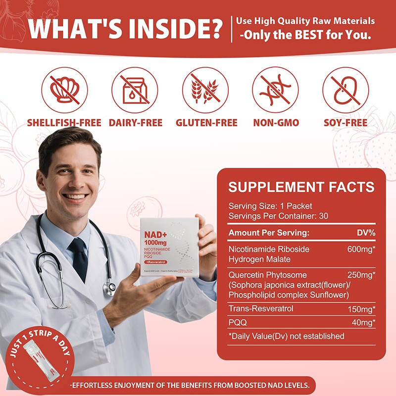 NAD+ Sticks Supplier - Berry Flavor Antioxidant Liquid