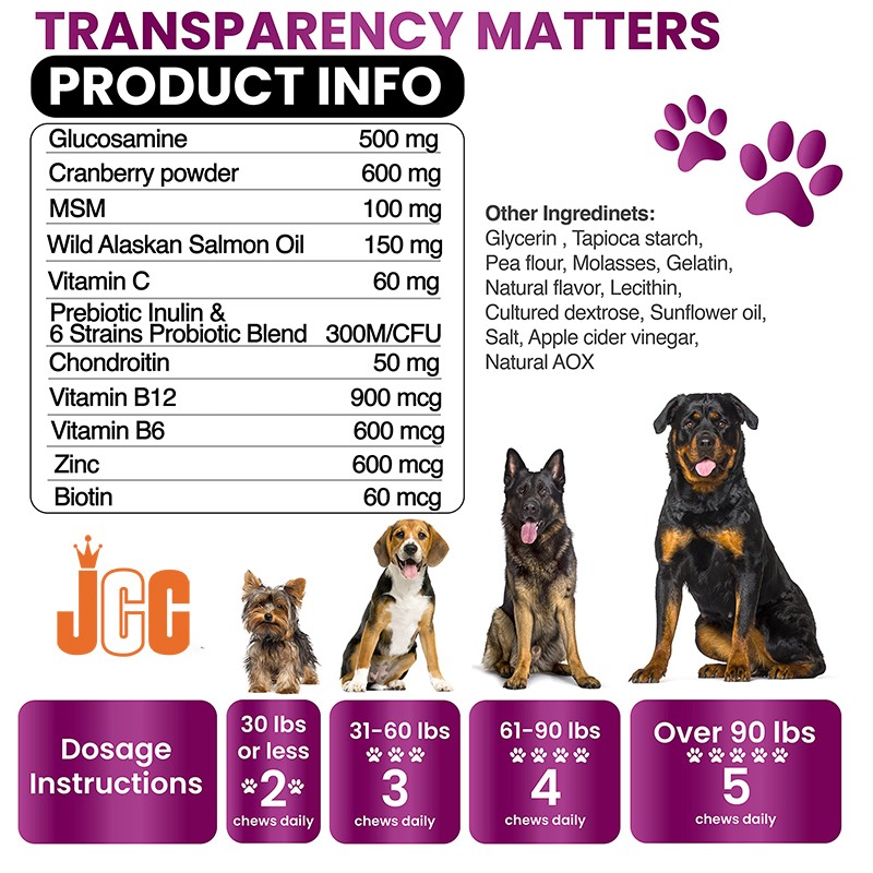 Dog Supplements Manufacturer - Soft Chews Hip Joint Immune Support