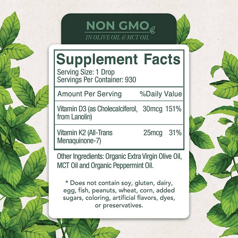 Vitamin D3 Supplement Supplier - Concentrated K2 D3 Liquid