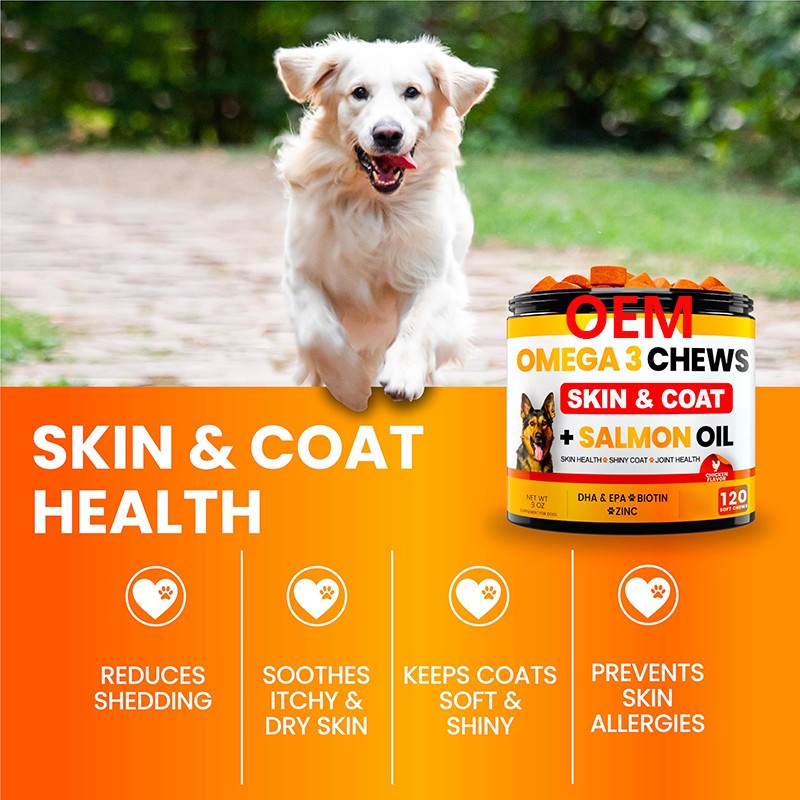 Pet Health Chews Manufacturer - Skin Relief Coat Allergy Support