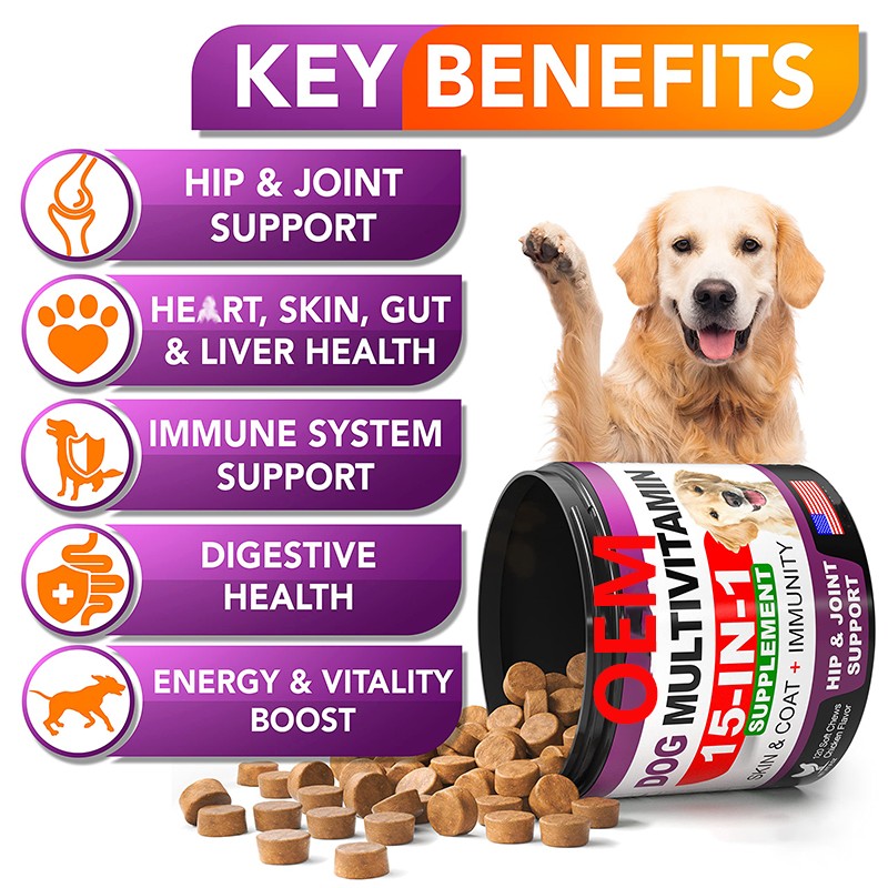 Dog Nutritional Supplement Manufacturer - Chicken Flavor Multivitamin Chewable