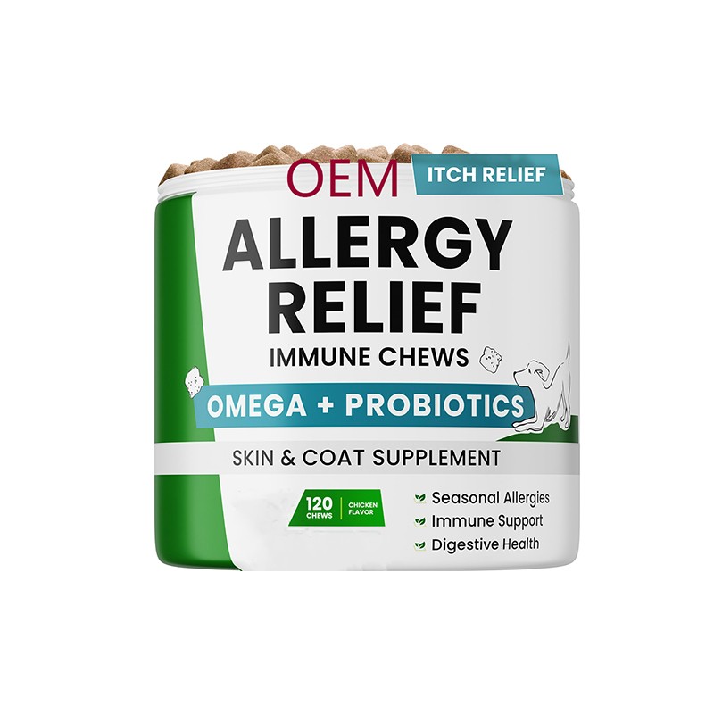 Dog Allergy Chews Manufacturer - Itching Skin Relief Salmon Flavor