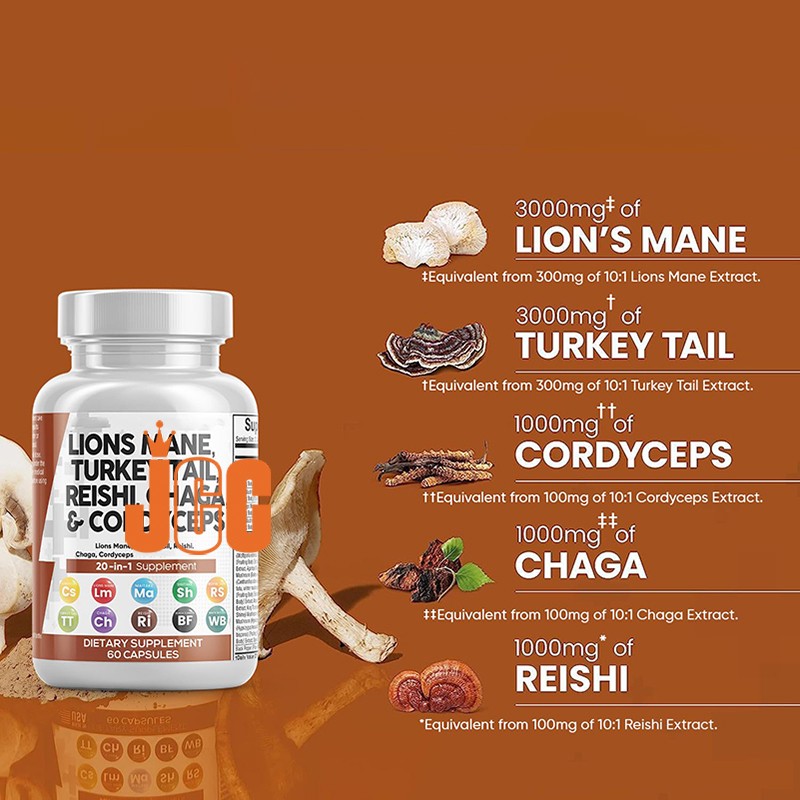 Mushroom Supplement Factory - Lions Mane Reishi Relaxation