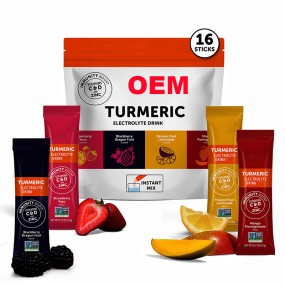 Electrolyte Drink Mix Manufacturer - Turmeric Hydrate Powder Packets