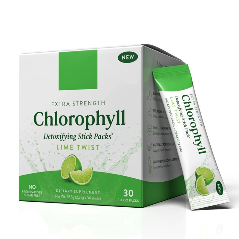 Chlorophyll Powder Supplier - 30Packs Drink Detox Supplement