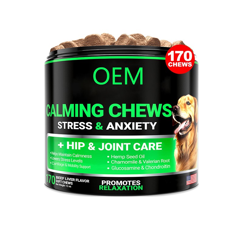 Dog Calming Chews Manufacturer - Stress Relief Joint Health Supplement