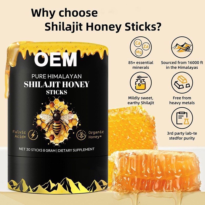 Shilajit Honey Supplier - Himalayan Immunity Organic Sticks