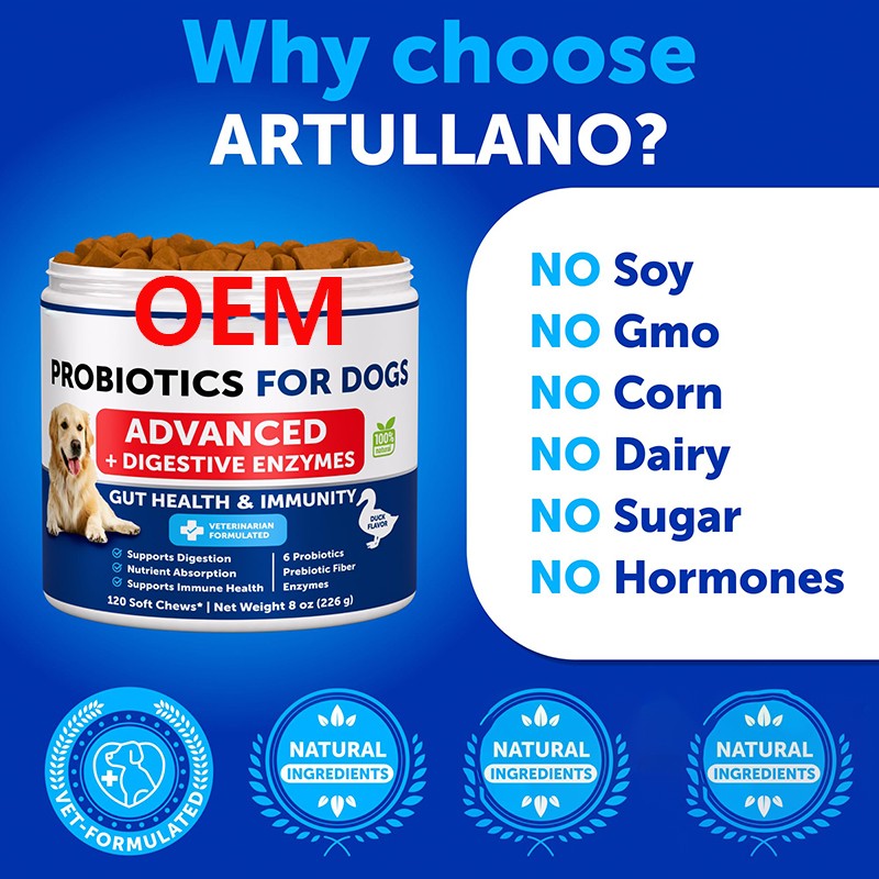 Dog Probiotic Chews Factory - OEM Digestion Immune Support