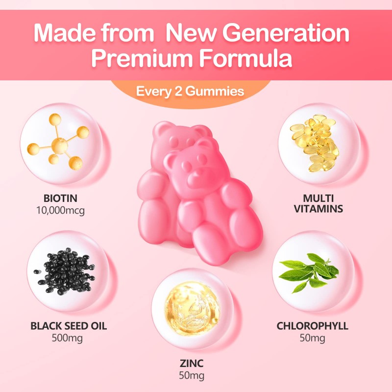 Biotin Gummies Supplier - Hair Nails Beauty Skin Collagen