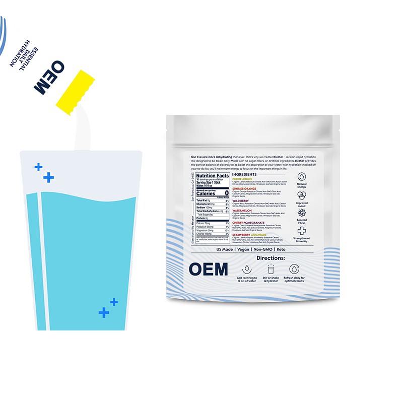 Electrolyte Powder Factory - Organic Vegan Grape Strawberry