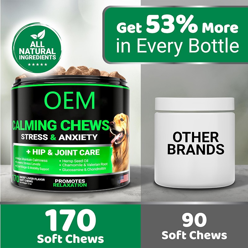 Calming Supplements Supplier - Relaxation Anxiety Relief Chews