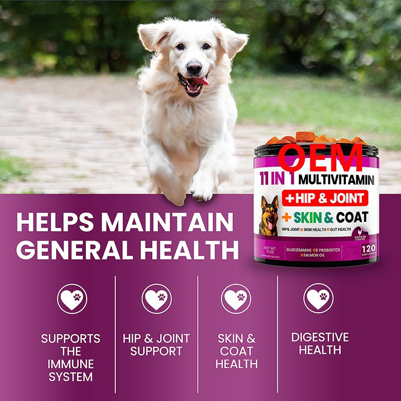 Pet Health Supplements Supplier - Customized Flavor Dog Multivitamin