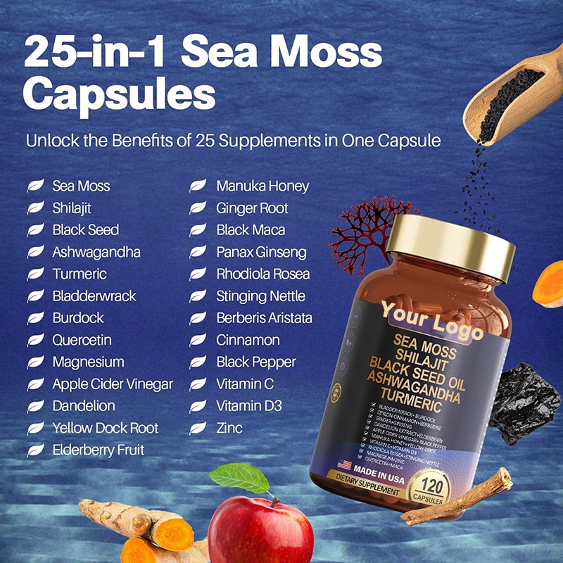 Seamoss Capsules Manufacturer - Irish Magnesium Immunity Capsules