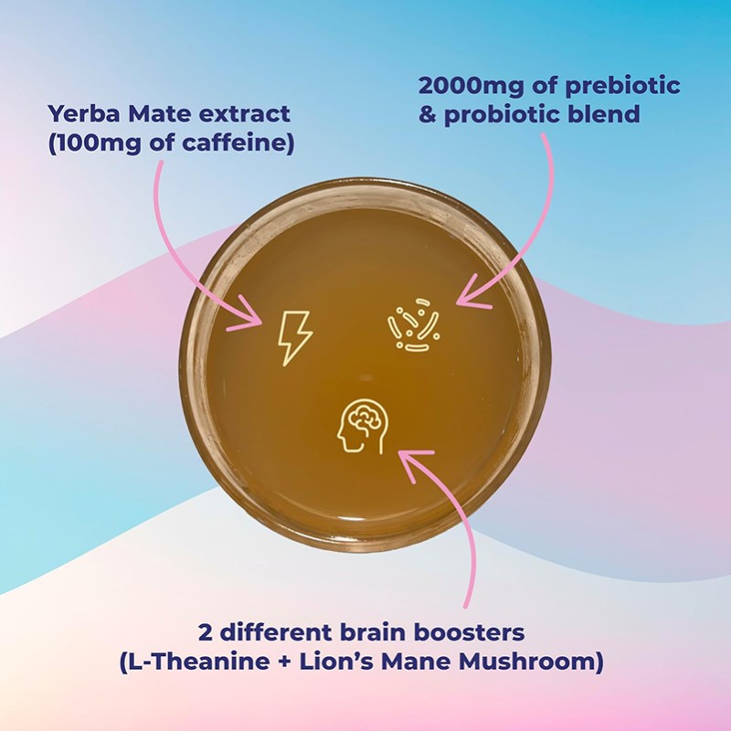 Yerba Mate Powder Manufacturer - 3-in-1 Prebiotic Cognitive Energy