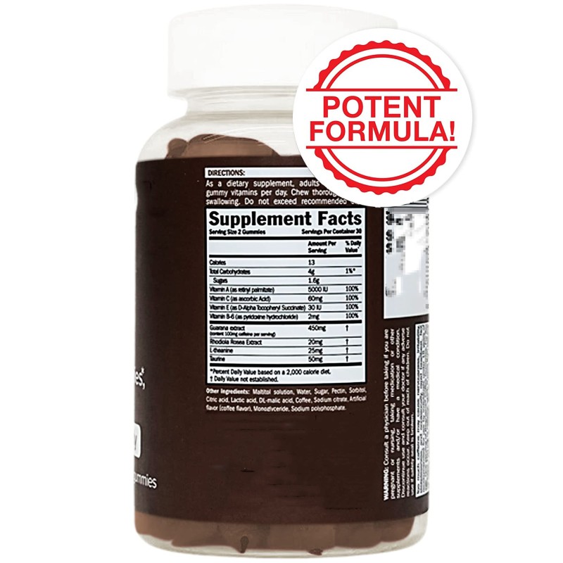 Coffee Gummies Factory - Natural Energy Booster Supplement