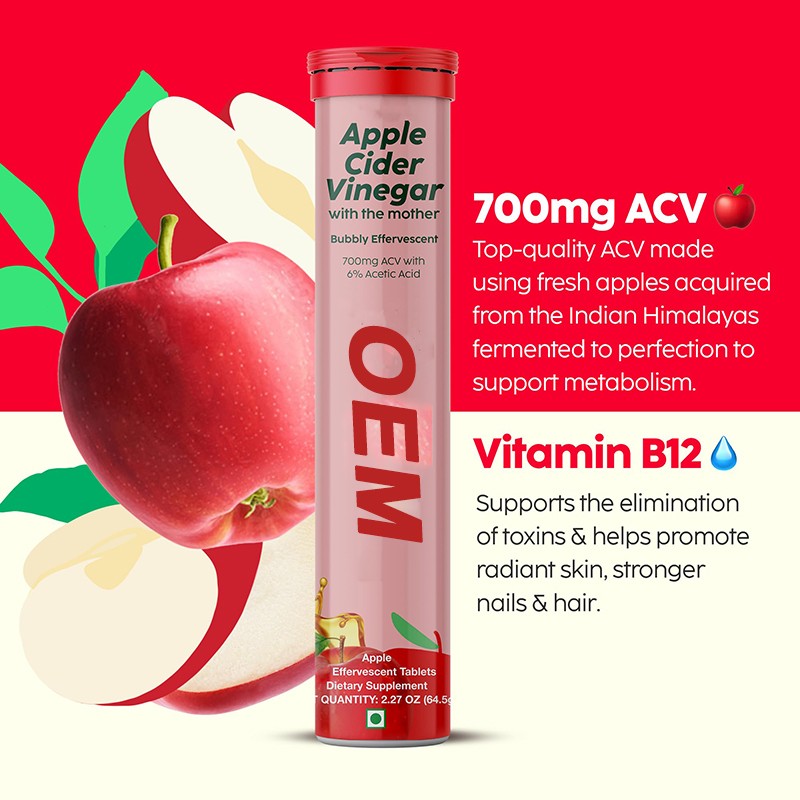 ACV Tablets Supplier - Low Calorie Weight Management