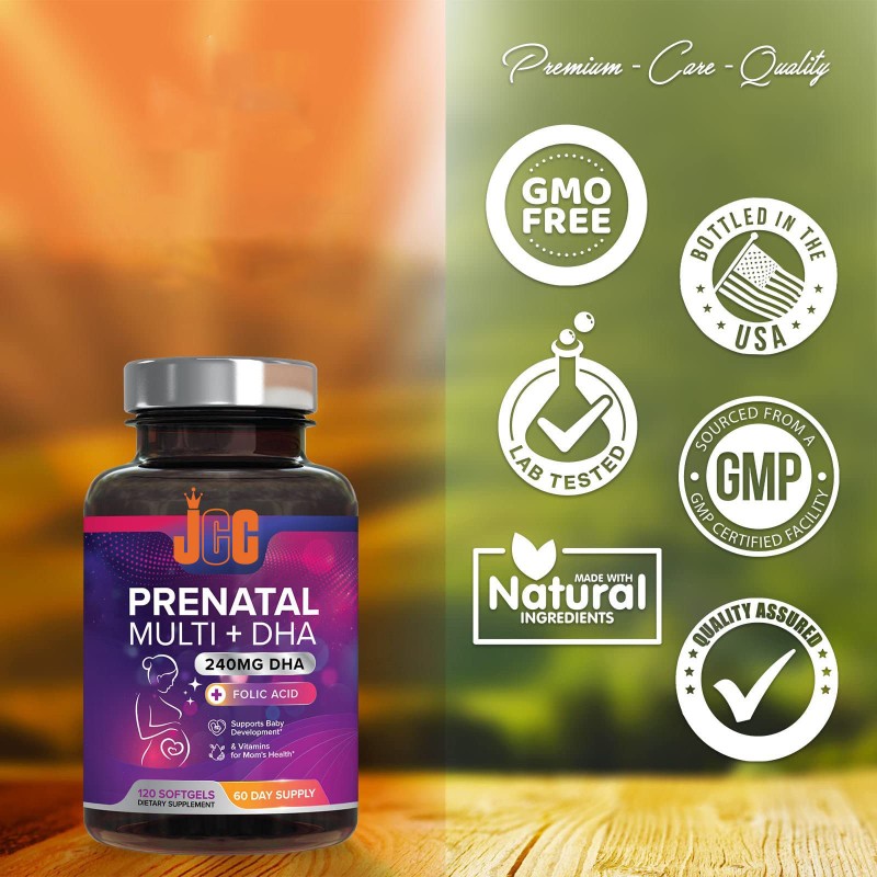 Prenatal Softgel Supplier - DHA EPA Folic Acid Capsule