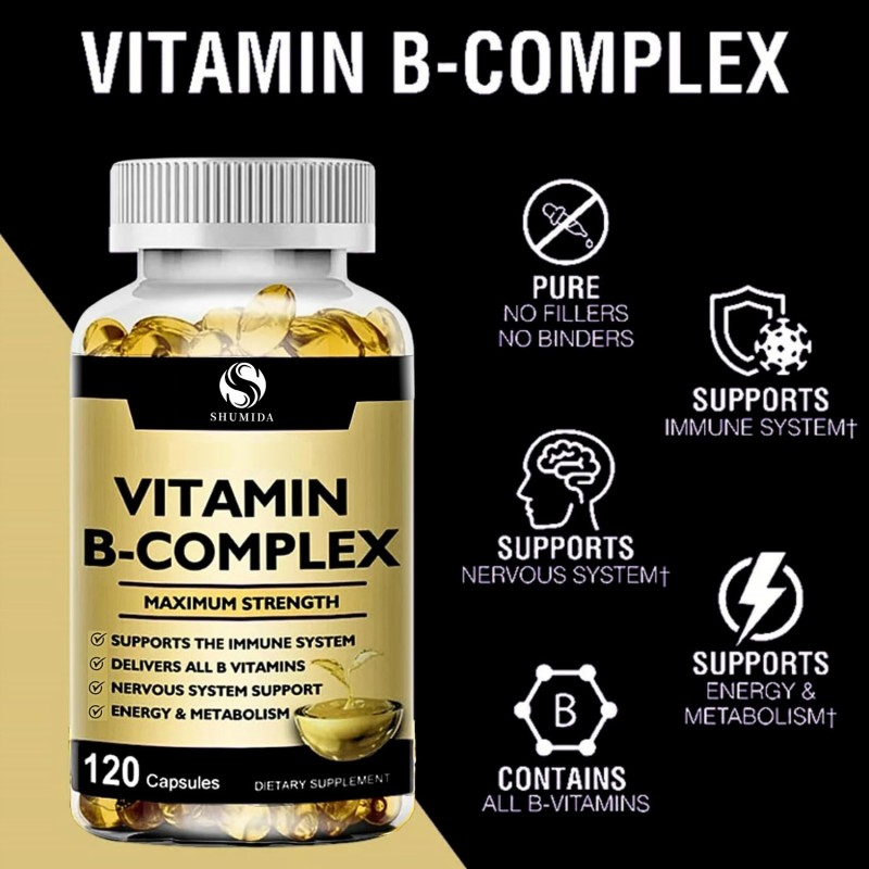 Vitamin B-Complex Softgel Manufacturer - Dietary Supplement Capsules