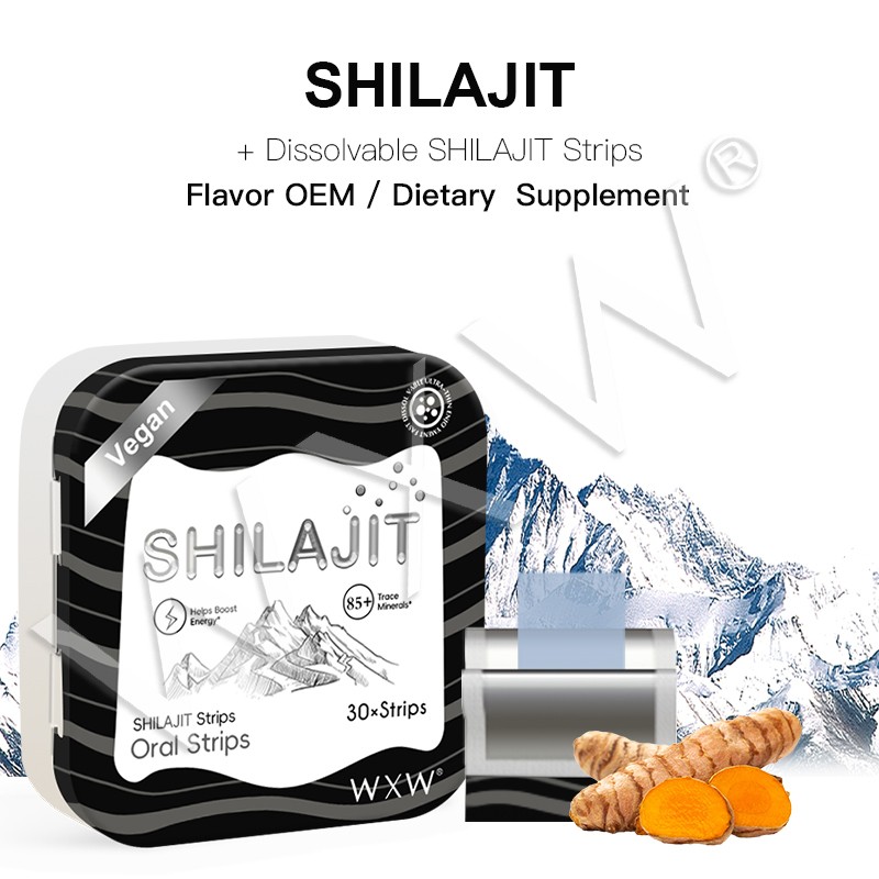 Shilajit Dissolving Strips Manufacturer - Energy Support Strips