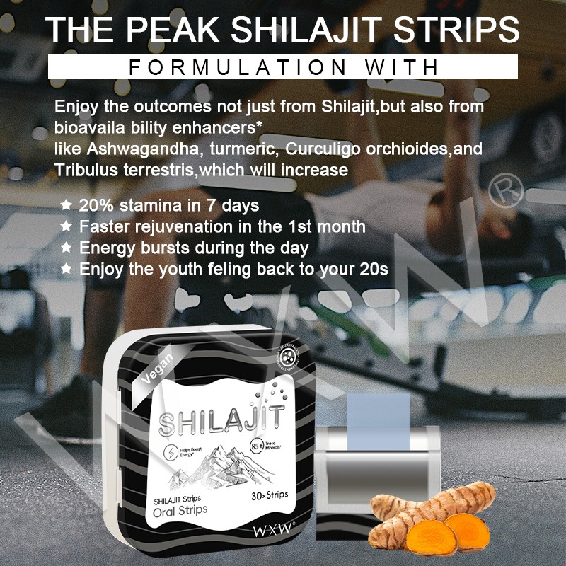 Shilajit Oral Strips Supplier - Dissolvable Energy Supplement