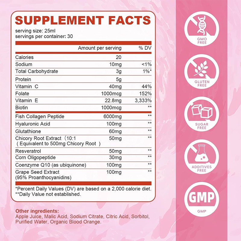 Collagen Oral Liquid Supplier - Wholesale Liquid Peptide Drink