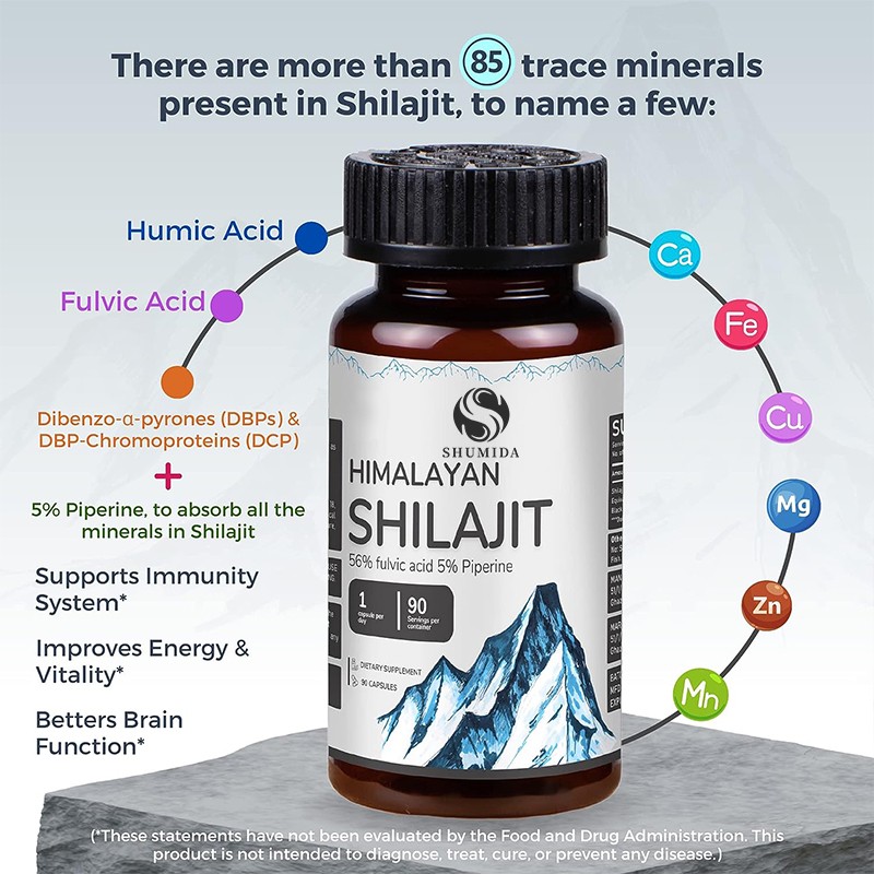 Shilajit Extract Capsules Factory - Private Label Immune Support