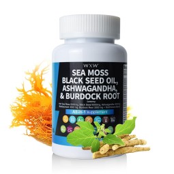 Vegan Sea Moss Capsules Manufacturer - Ashwagandha Immunity Boost