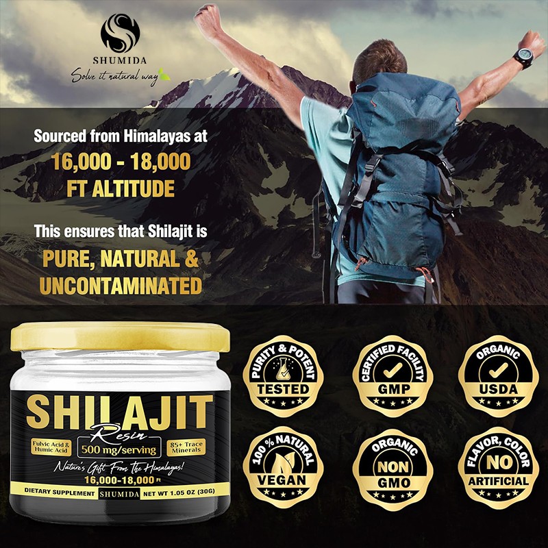 Shilajit Resin Manufacturer - Multiple Minerals Fulvic Acid
