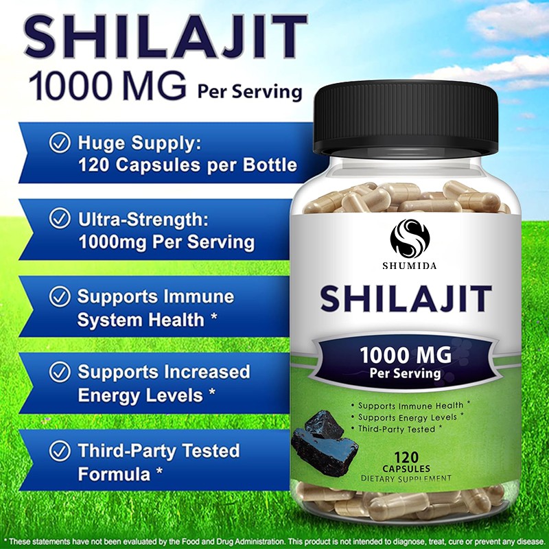 Organic Shilajit Capsules Factory - Himalayan Male Strength