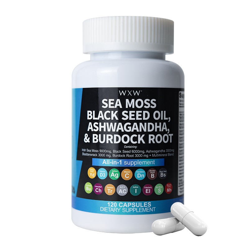 Sea Moss Capsule Manufacturer - Black Seed Oil Immunity Boost