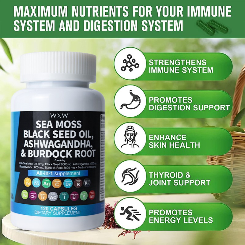 Herbal Supplements Factory - Detox Sea Moss Immune Support