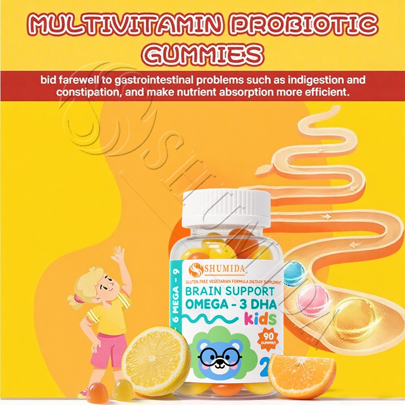 Brain Support Gummies Supplier - Omega-3 DHA Cognitive Boost